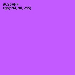 #C25AFF - Heliotrope Color Image