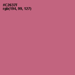 #C2637F - Contessa Color Image