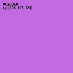 #C26BE0 - Heliotrope Color Image