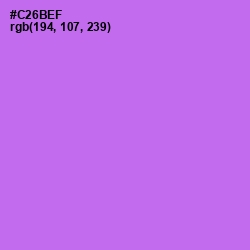 #C26BEF - Heliotrope Color Image