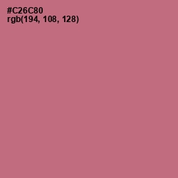 #C26C80 - Charm Color Image