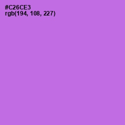 #C26CE3 - Heliotrope Color Image