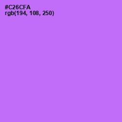 #C26CFA - Heliotrope Color Image