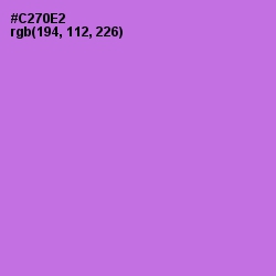 #C270E2 - Heliotrope Color Image