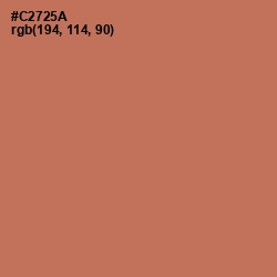 #C2725A - Raw Sienna Color Image