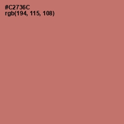 #C2736C - Contessa Color Image
