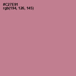 #C27E91 - Charm Color Image