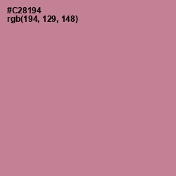 #C28194 - Puce Color Image