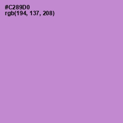 #C289D0 - Light Wisteria Color Image