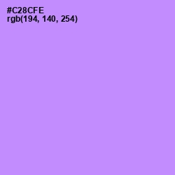 #C28CFE - Light Wisteria Color Image