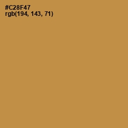 #C28F47 - Tussock Color Image