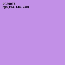 #C290E6 - Light Wisteria Color Image