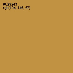 #C29243 - Tussock Color Image