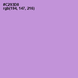 #C293D8 - Light Wisteria Color Image