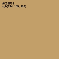 #C29F68 - Whiskey Color Image