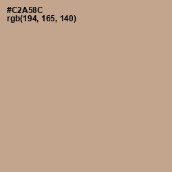 #C2A58C - Indian Khaki Color Image