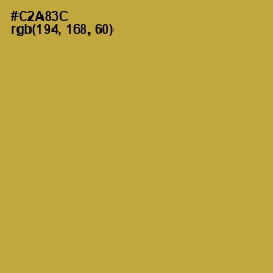 #C2A83C - Old Gold Color Image