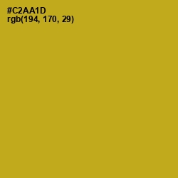 #C2AA1D - Buddha Gold Color Image