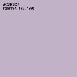 #C2B2C7 - Gray Suit Color Image