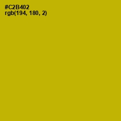 #C2B402 - Buddha Gold Color Image