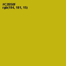 #C2B50F - Buddha Gold Color Image