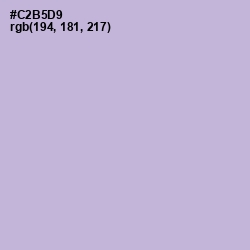 #C2B5D9 - Gray Suit Color Image