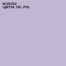 #C2B7D2 - Gray Suit Color Image
