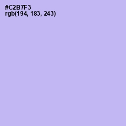 #C2B7F3 - Perfume Color Image