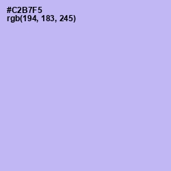 #C2B7F5 - Perfume Color Image