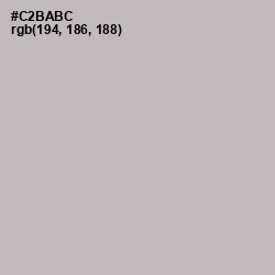 #C2BABC - Cotton Seed Color Image