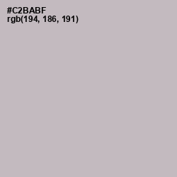 #C2BABF - Cotton Seed Color Image