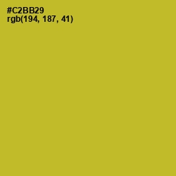 #C2BB29 - Earls Green Color Image