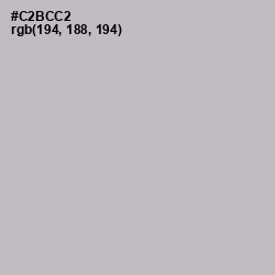 #C2BCC2 - Pale Slate Color Image