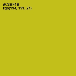 #C2BF1B - Gold Tips Color Image