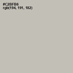 #C2BFB6 - Cotton Seed Color Image