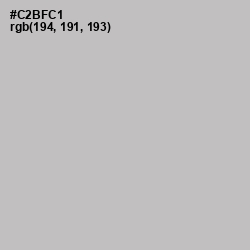 #C2BFC1 - Pale Slate Color Image