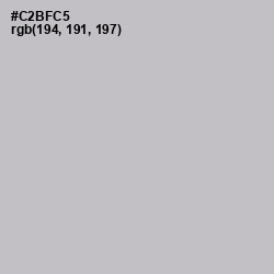 #C2BFC5 - Pale Slate Color Image