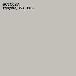 #C2C0BA - Gray Nickel Color Image