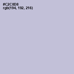 #C2C0D8 - Ghost Color Image