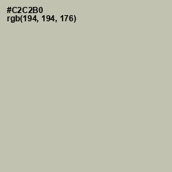 #C2C2B0 - Ash Color Image