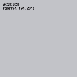 #C2C2C9 - Silver Color Image