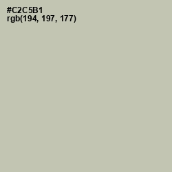 #C2C5B1 - Ash Color Image