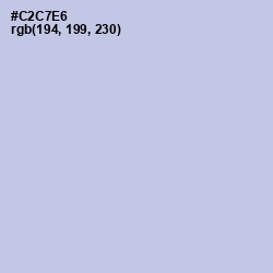 #C2C7E6 - Periwinkle Gray Color Image