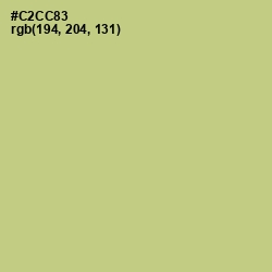 #C2CC83 - Pine Glade Color Image