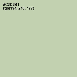 #C2D2B1 - Coriander Color Image