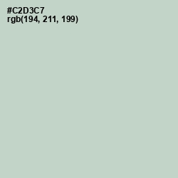 #C2D3C7 - Sea Mist Color Image