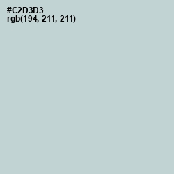 #C2D3D3 - Tiara Color Image