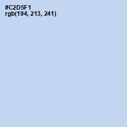 #C2D5F1 - Tropical Blue Color Image