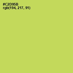 #C2D95B - Wattle Color Image