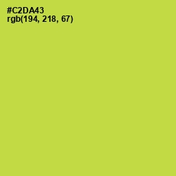 #C2DA43 - Wattle Color Image